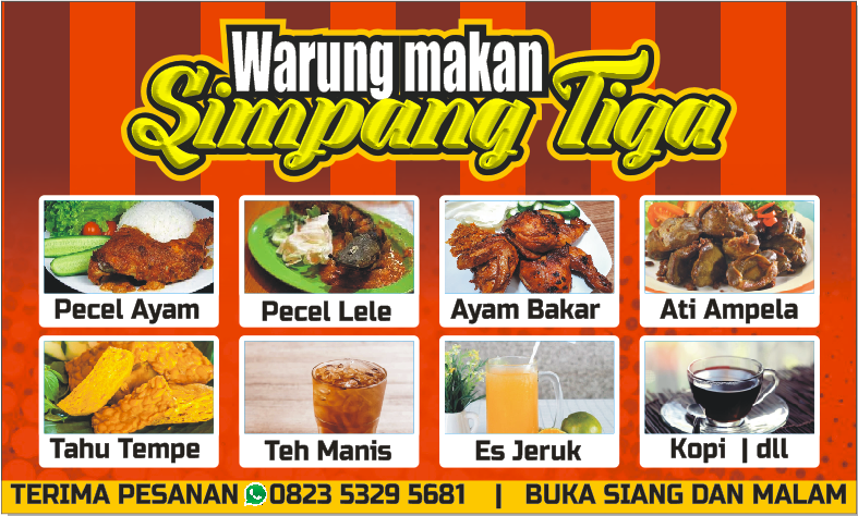 Detail Desain Banner Warung Makan Cdr Nomer 22