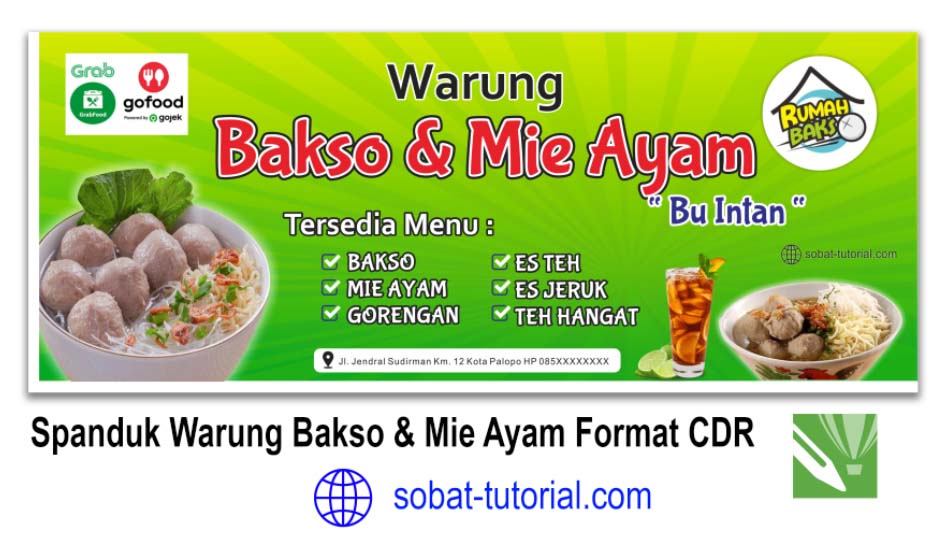 Detail Desain Banner Warung Makan Cdr Nomer 23