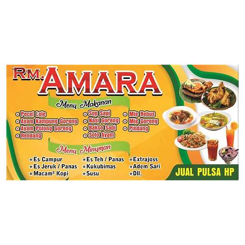 Detail Desain Banner Warung Makan Cdr Nomer 34