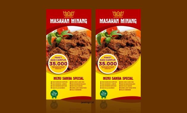 Detail Desain Banner Warung Makan Cdr Nomer 36