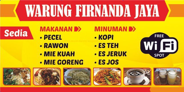 Detail Desain Banner Warung Makan Cdr Nomer 5
