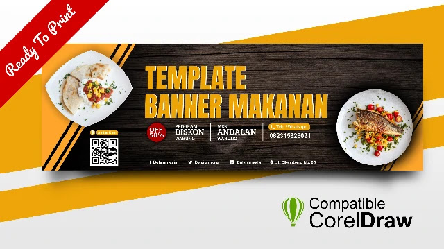 Detail Desain Banner Warung Makan Cdr Nomer 44