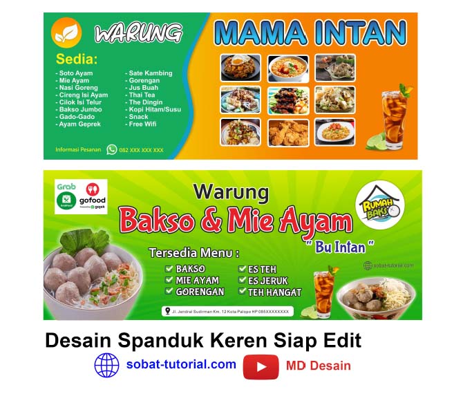 Detail Desain Banner Warung Makan Cdr Nomer 46