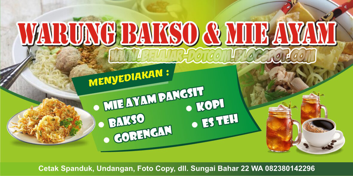 Detail Desain Banner Warung Makan Cdr Nomer 48