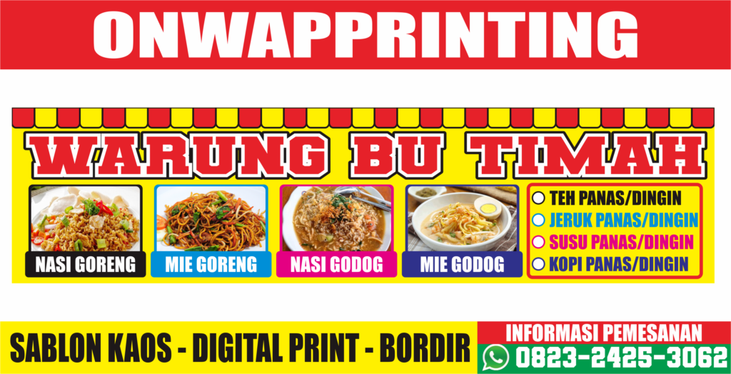 Detail Desain Banner Warung Makan Cdr Nomer 6