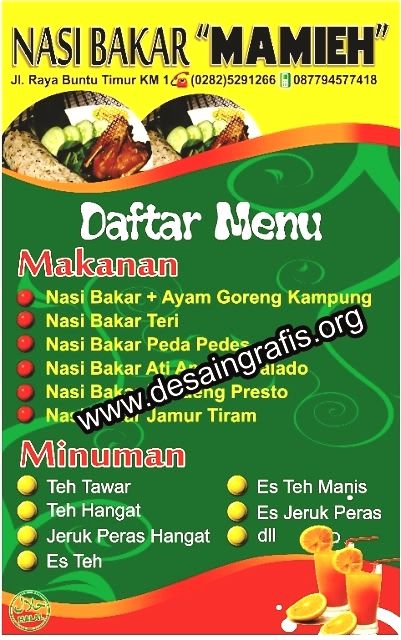 Detail Desain Banner Warung Makan Cdr Nomer 51