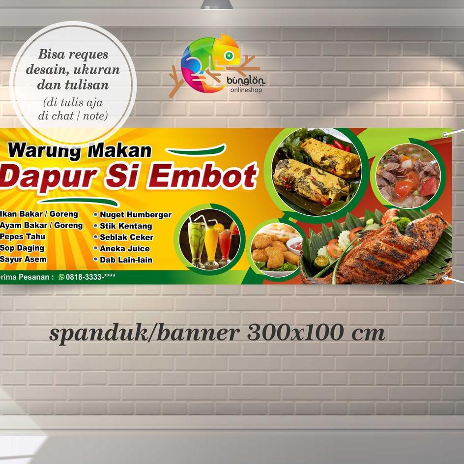 Detail Desain Banner Warung Makan Cdr Nomer 54