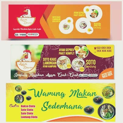 Detail Desain Banner Warung Makan Cdr Nomer 10