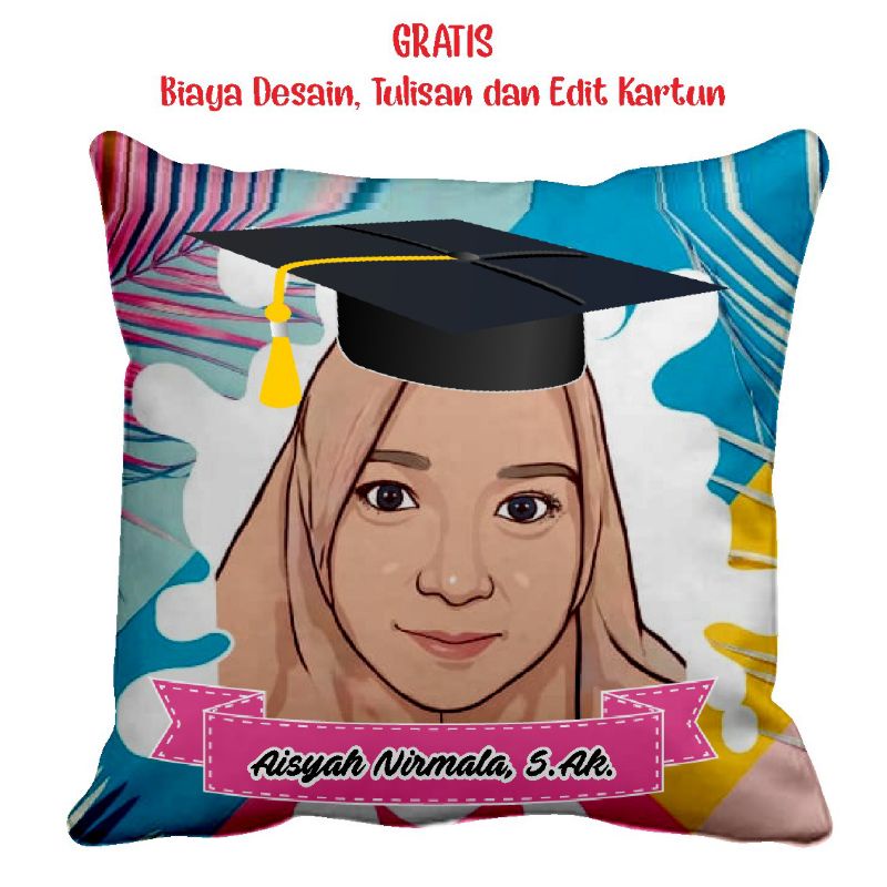 Detail Desain Bantal Wisuda Nomer 26