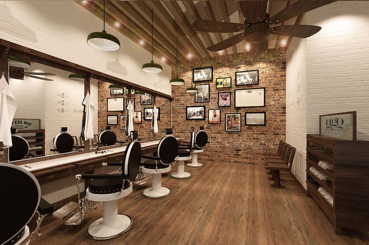 Detail Desain Barbershop Kayu Nomer 26