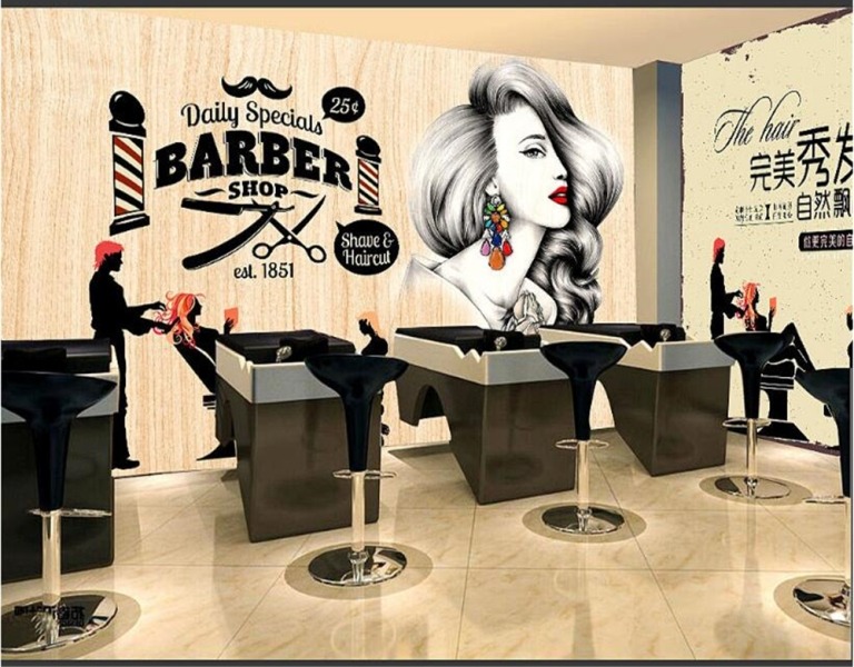 Detail Desain Barbershop Keren Nomer 7