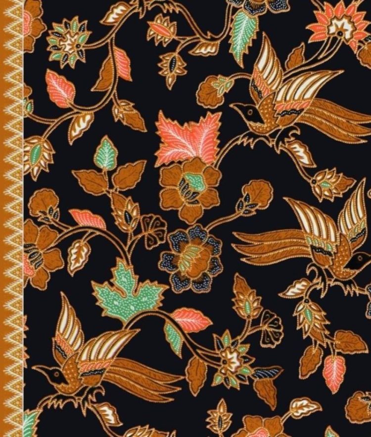 Detail Desain Batik Fauna Nomer 9
