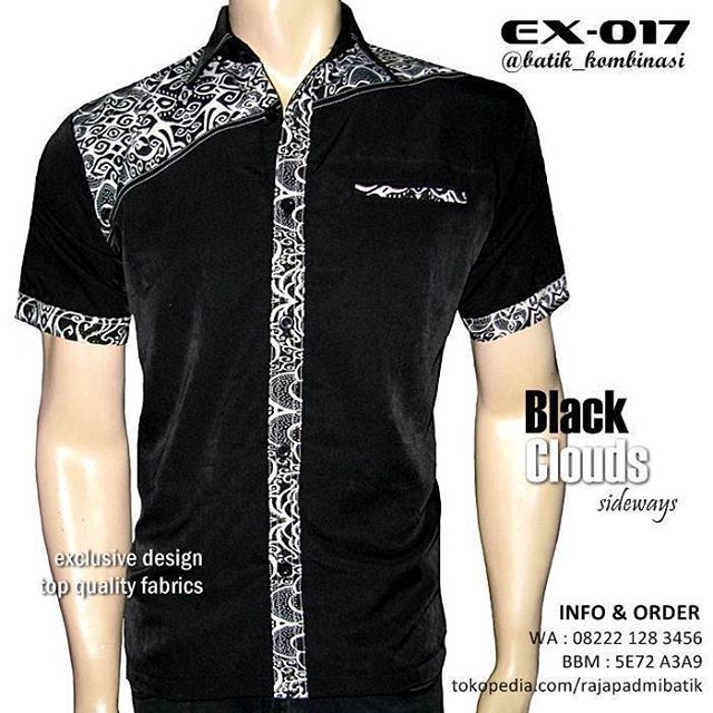 Detail Desain Batik Modern Laki Laki Nomer 38