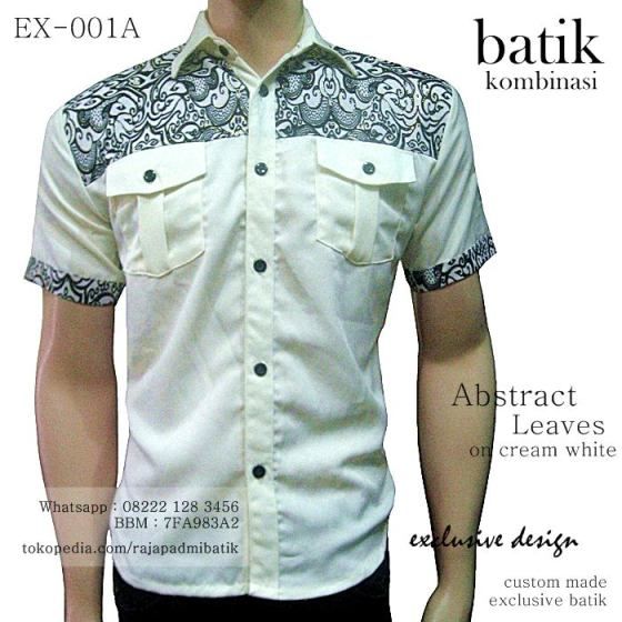 Detail Desain Batik Modern Laki Laki Nomer 45