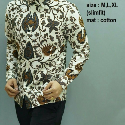 Detail Desain Batik Modern Lengan Panjang Nomer 19