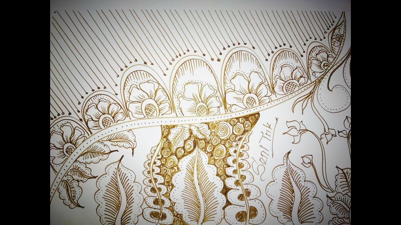 Detail Desain Batik Tulis Nomer 9