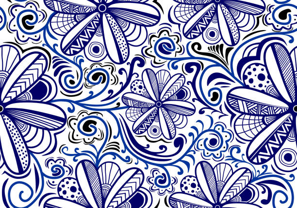 Detail Desain Batik Vector Nomer 13