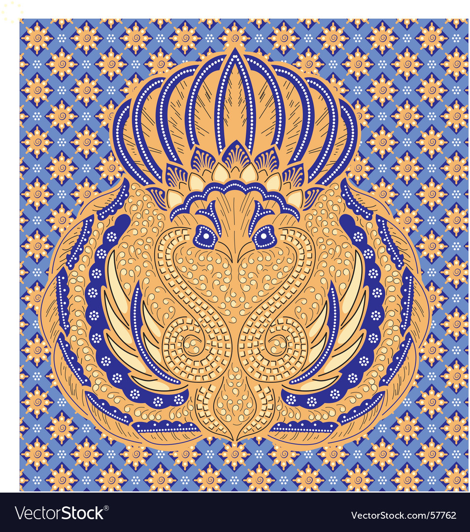 Detail Desain Batik Vector Nomer 48