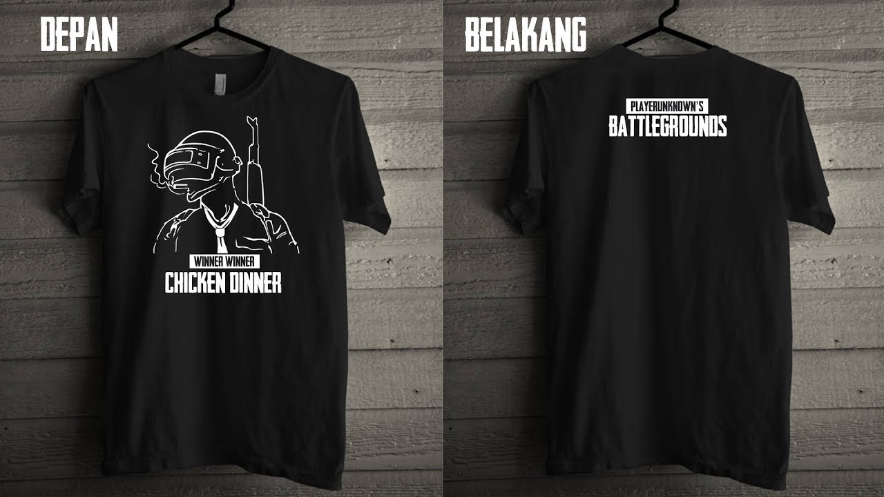 Detail Desain Belakang Kaos Nomer 7