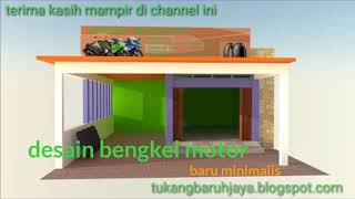 Detail Desain Bengkel Sepeda Motor Nomer 25