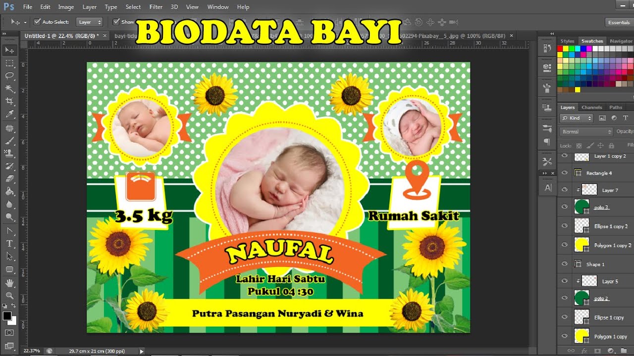 Detail Desain Biodata Nomer 32