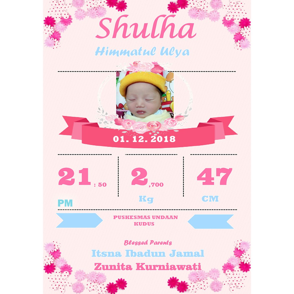 Detail Desain Biodata Bayi Baru Lahir Koleksi Nomer 31