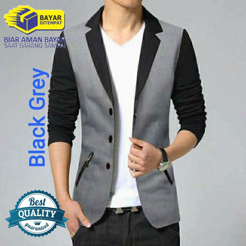 Detail Desain Blazer Pria Gaul Nomer 28