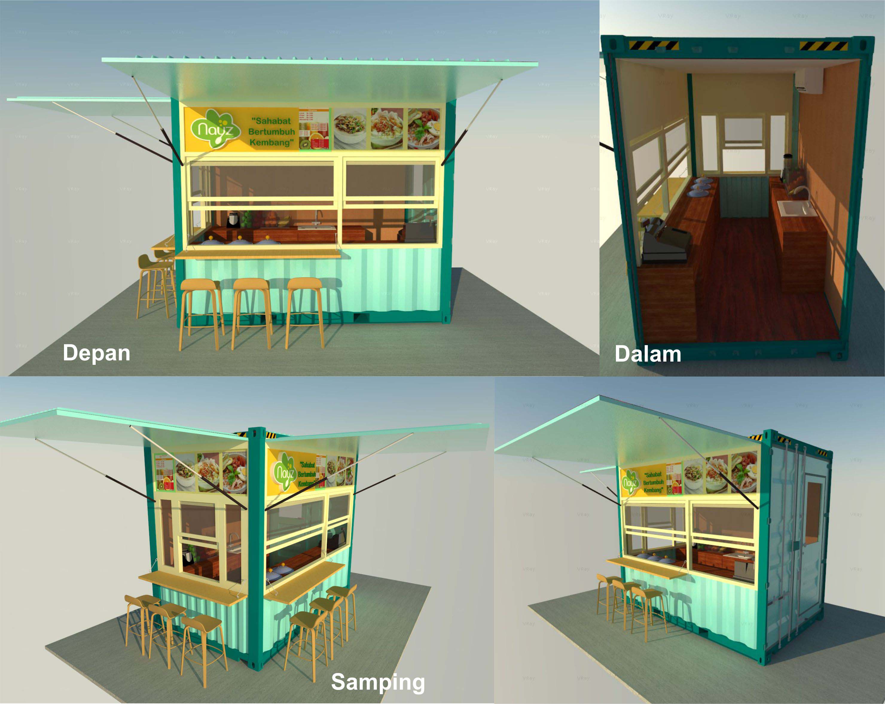 Detail Desain Booth Container Nomer 18