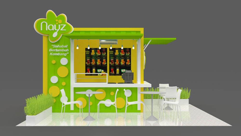 Detail Desain Booth Container Nomer 45
