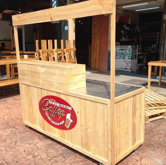 Detail Desain Booth Kayu Nomer 2