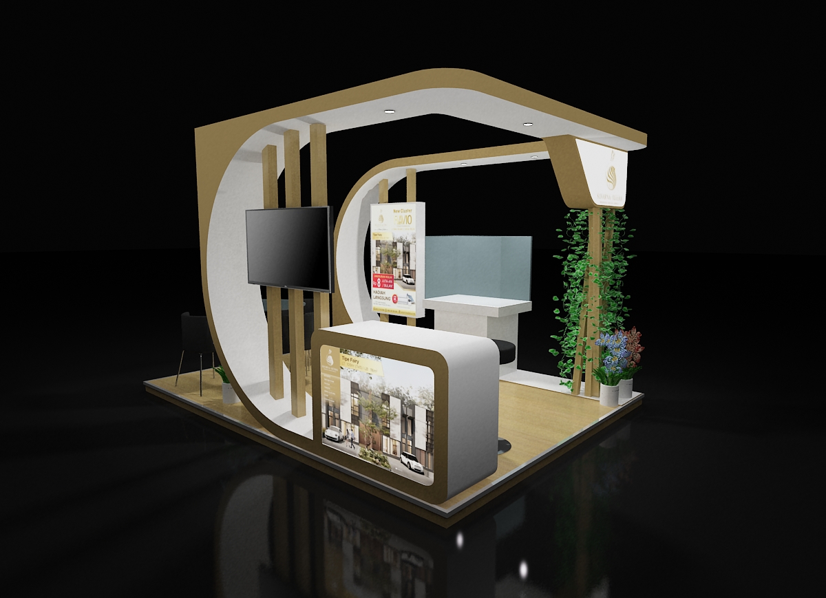 Detail Desain Booth Minimalis Nomer 51