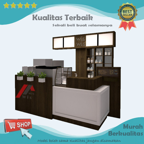 Detail Desain Booth Minuman Kekinian Nomer 12