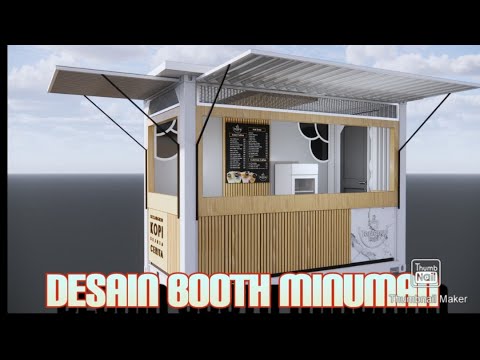 Detail Desain Booth Minuman Kekinian Nomer 3