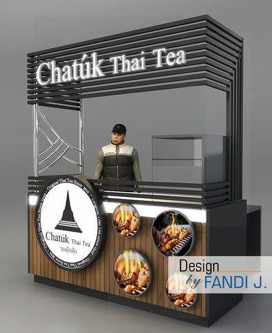 Detail Desain Booth Minuman Kekinian Nomer 30