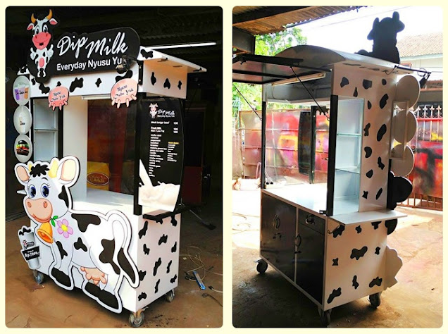 Detail Desain Booth Minuman Kekinian Nomer 44