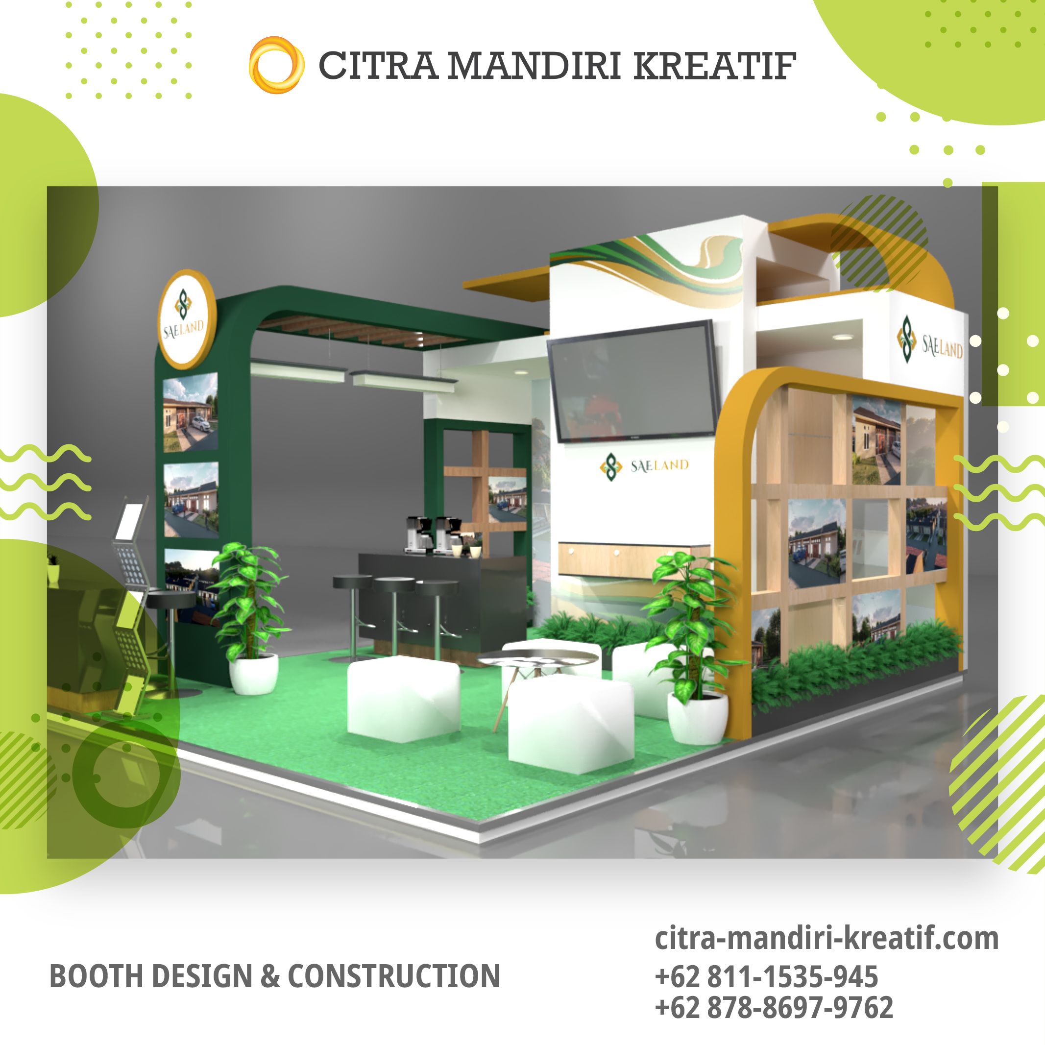 Desain Booth Pameran - KibrisPDR