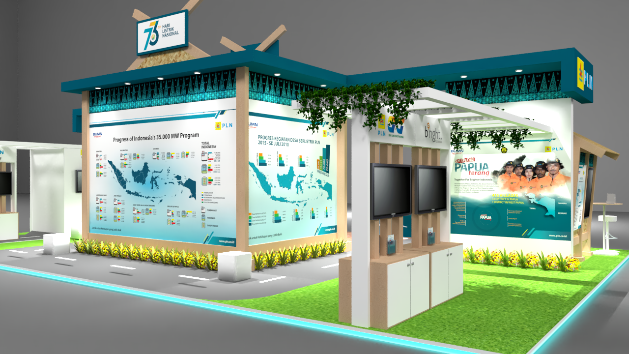 Detail Desain Booth Pameran Nomer 27