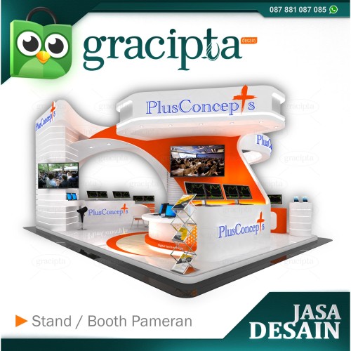 Detail Desain Booth Pameran Nomer 50