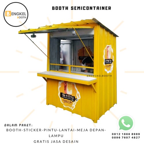 Detail Desain Booth Semi Container Nomer 22