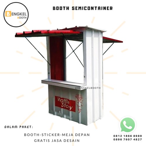 Detail Desain Booth Semi Container Nomer 38
