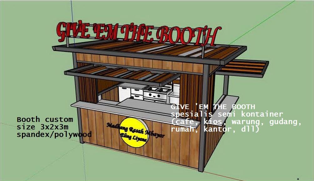 Detail Desain Booth Semi Container Nomer 54