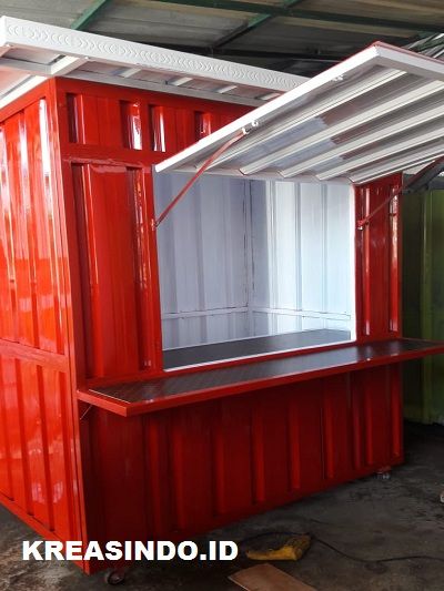 Detail Desain Booth Semi Container Nomer 9