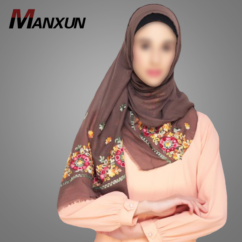 Detail Desain Bordir Jilbab Nomer 16