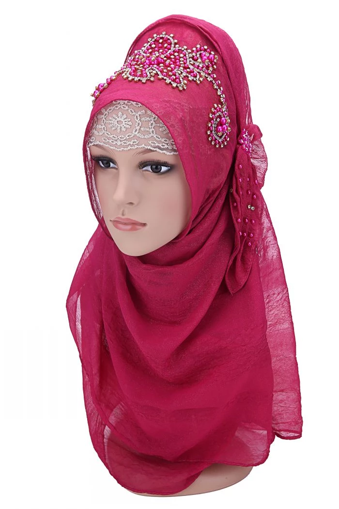 Detail Desain Bordir Jilbab Nomer 40