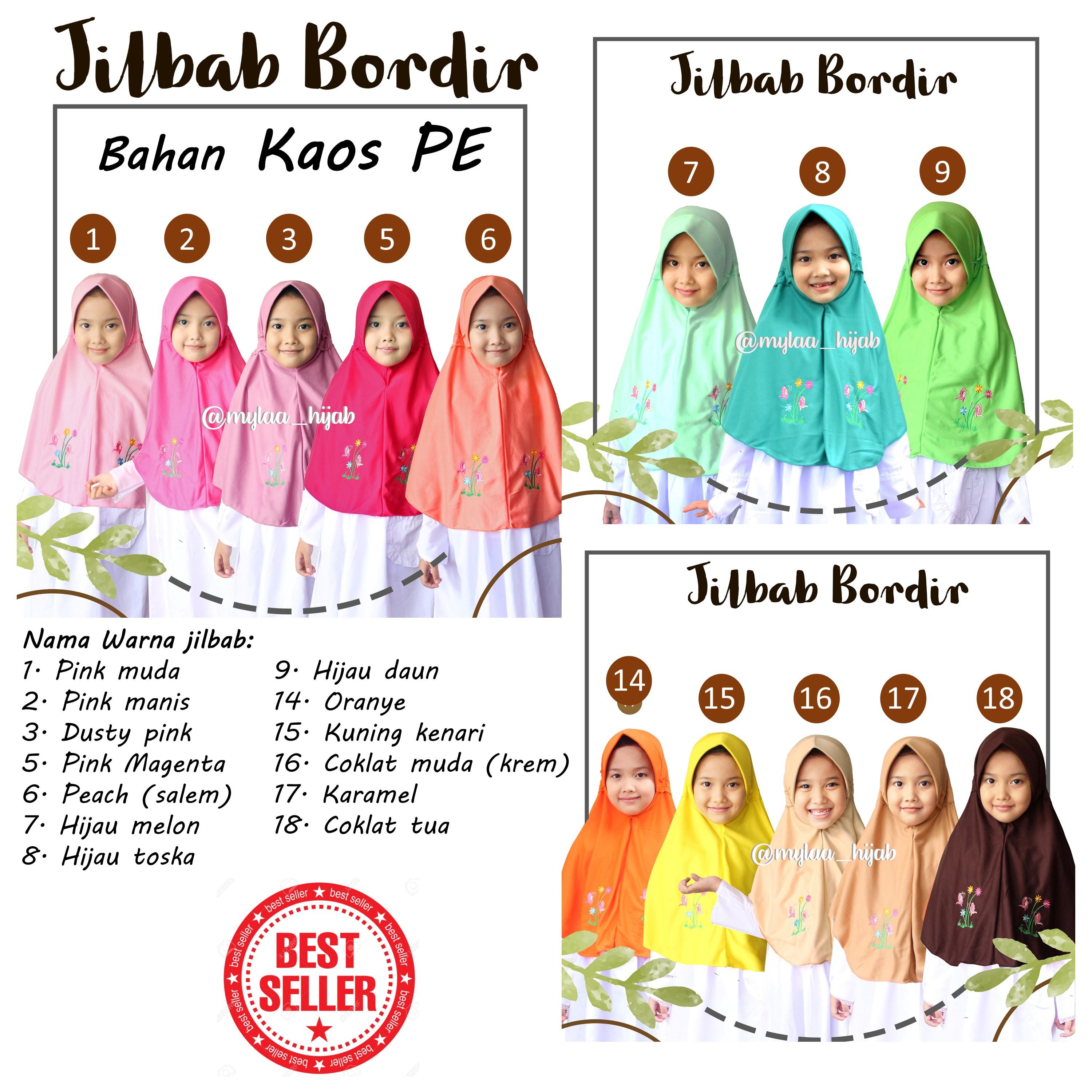 Detail Desain Bordir Jilbab Nomer 56