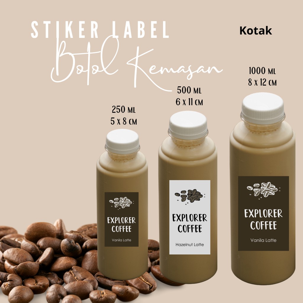 Detail Desain Botol Kopi Nomer 24