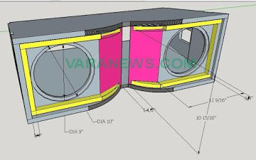 Detail Desain Box Speaker 12 Inch Nomer 50