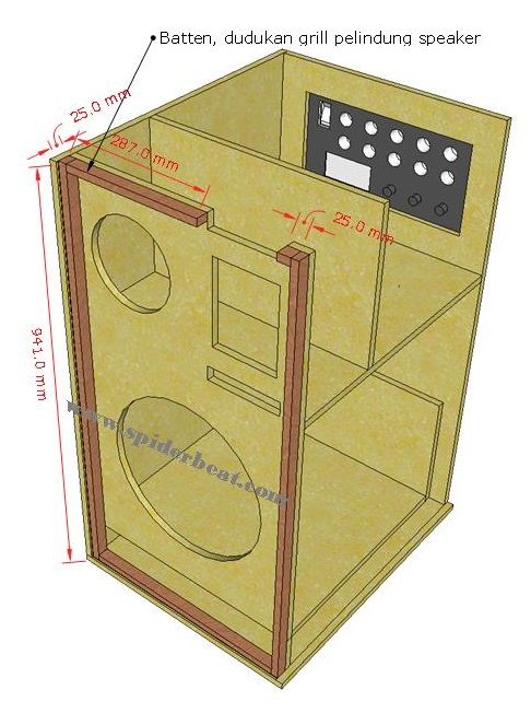 Detail Desain Box Speaker Aktif Nomer 2