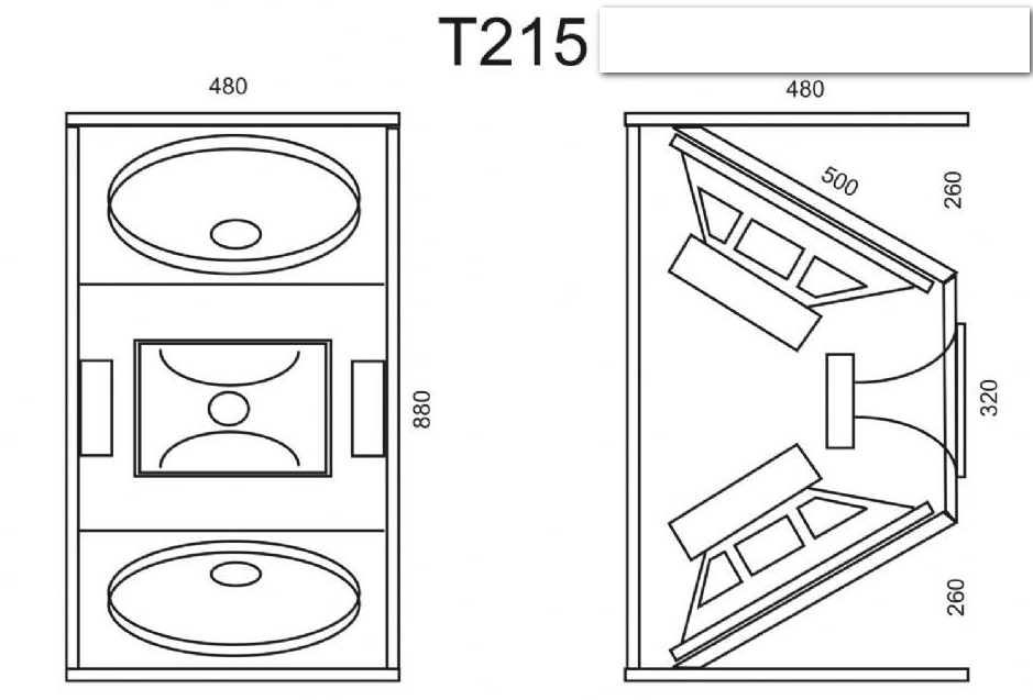 Detail Desain Box Speaker Middle Nomer 20