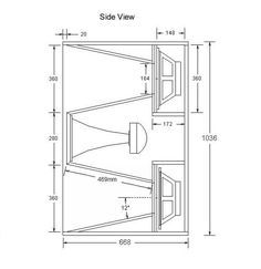 Detail Desain Box Speaker Middle Nomer 32